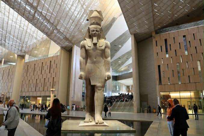 Ramses statue Grand Egyptian Museum Cairo