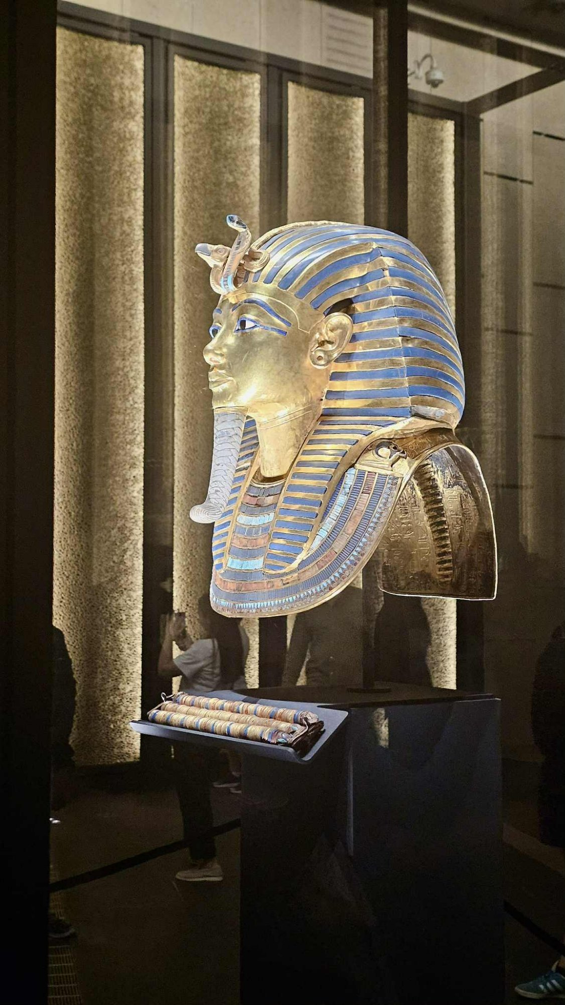 Tutankhamun golden mask Egyptian Museum Cairo