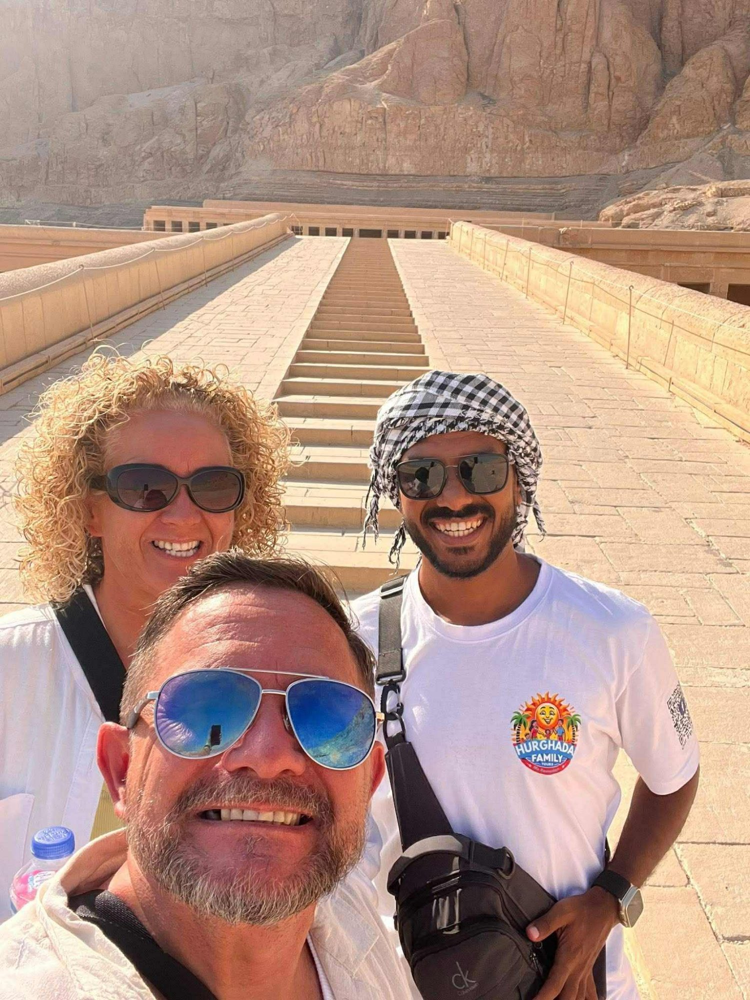 Hatshepsut temple selfie Luxor